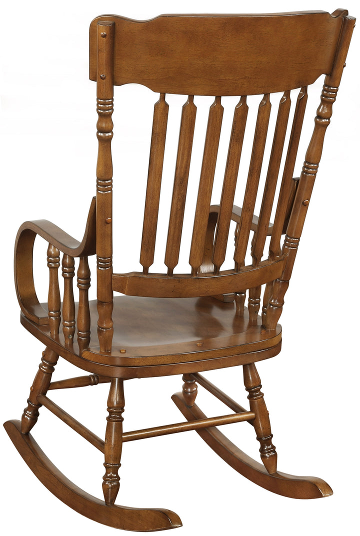 Sara Back Rocking Chair Warm Brown