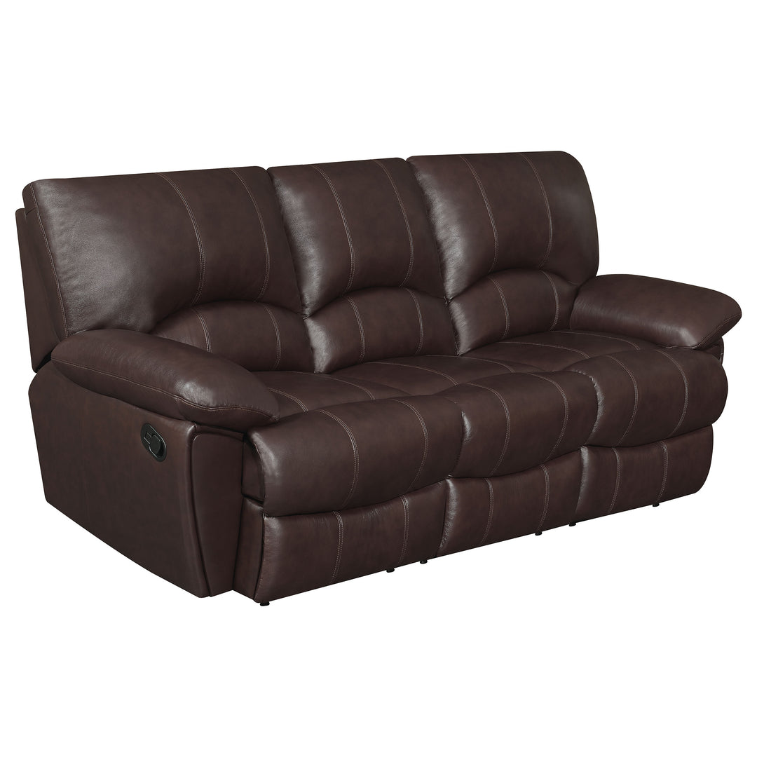 Clifford Motion Dark Brown Reclining Two-Piece Living Room Set