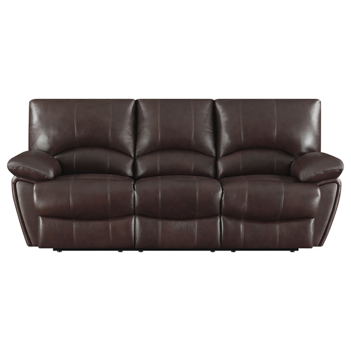 Clifford Motion Dark Brown Reclining Two-Piece Living Room Set