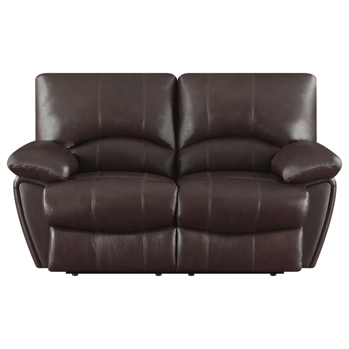 Clifford Motion Dark Brown Reclining Two-Piece Living Room Set