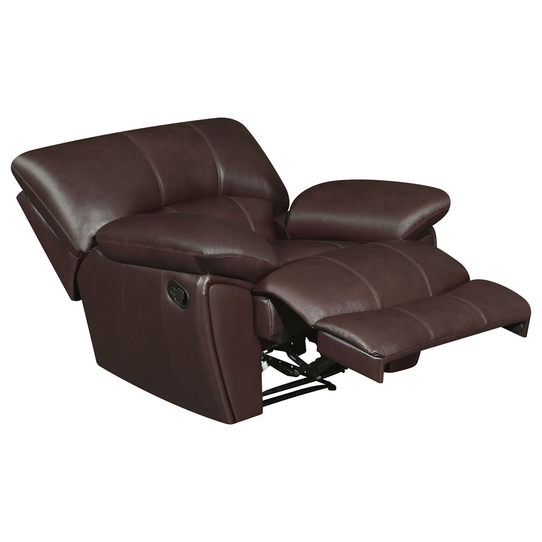 Clifford Pillow Top Arm Recliner Chocolate