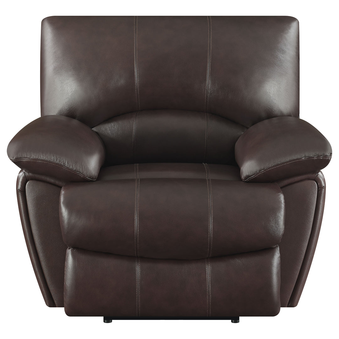 Clifford Pillow Top Arm Recliner Chocolate