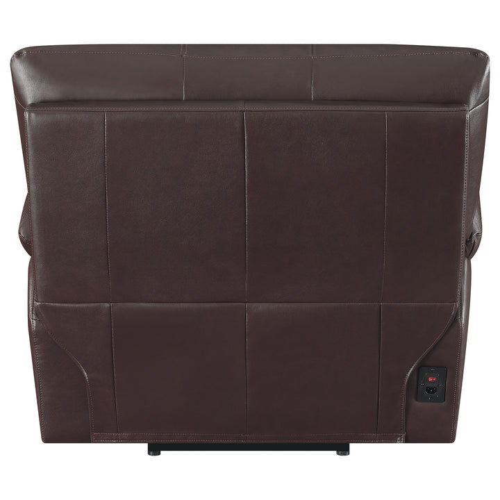 Clifford Pillow Top Arm Recliner Chocolate