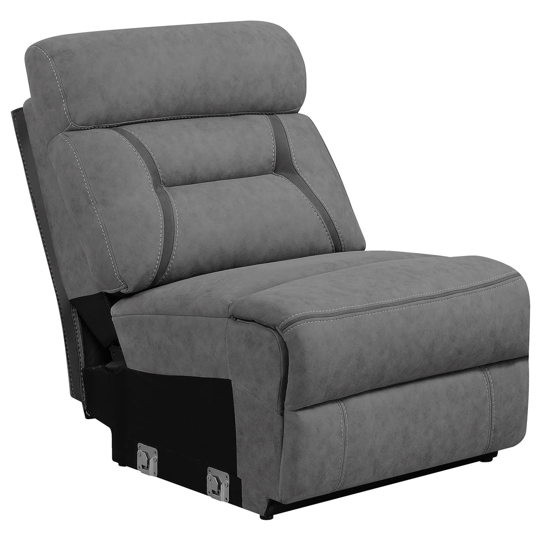 Higgins Modular Sectional Armless Chair Grey