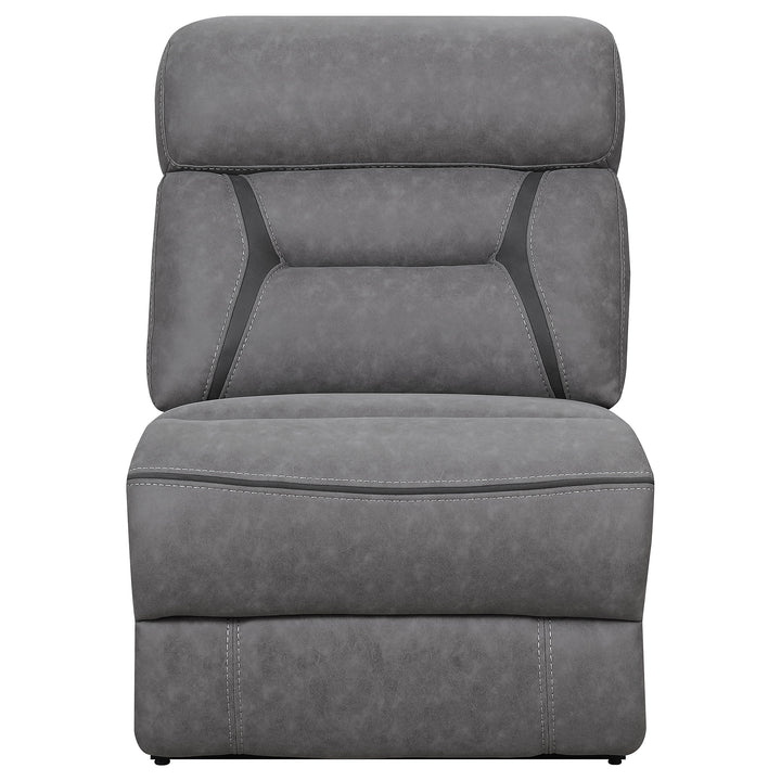 Higgins Modular Sectional Armless Chair Grey