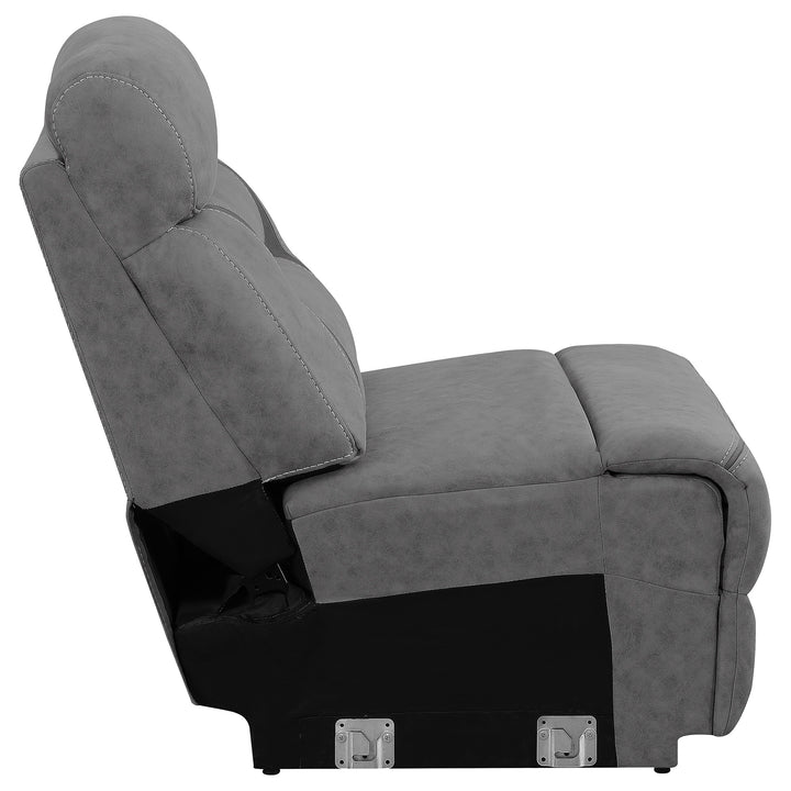 Higgins Modular Sectional Armless Chair Grey