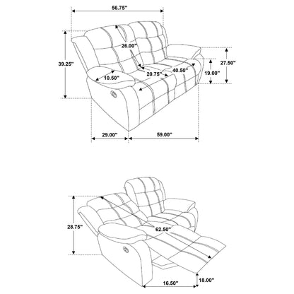 Rodman Pillow Top Arm Motion Loveseat Olive Brown