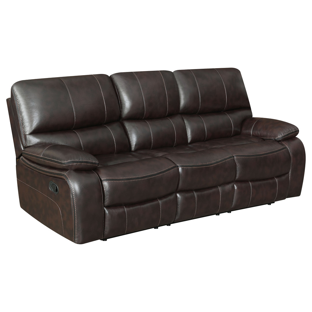 Willemse Motion Sofa with Drop-down Table Dark Brown