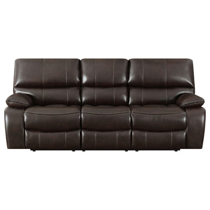 Willemse Motion Sofa with Drop-down Table Dark Brown