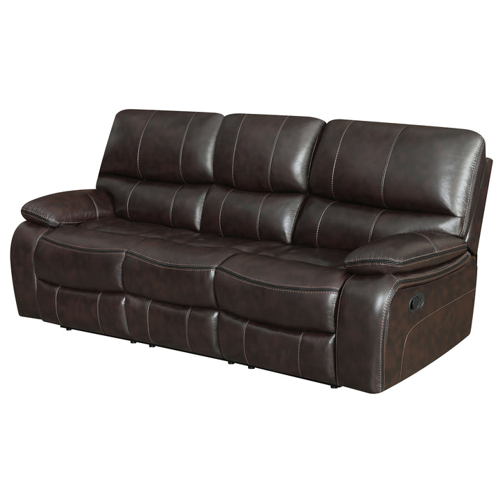 Willemse Motion Sofa with Drop-down Table Dark Brown