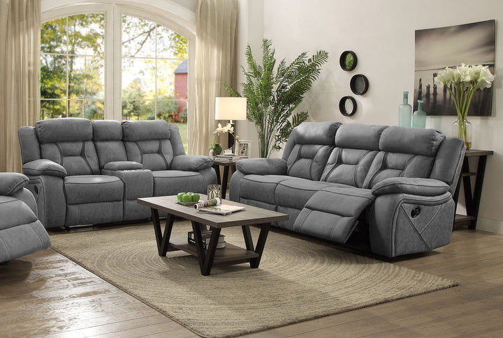 Houston Casual Stone Reclining Two-Piece Living Room Set