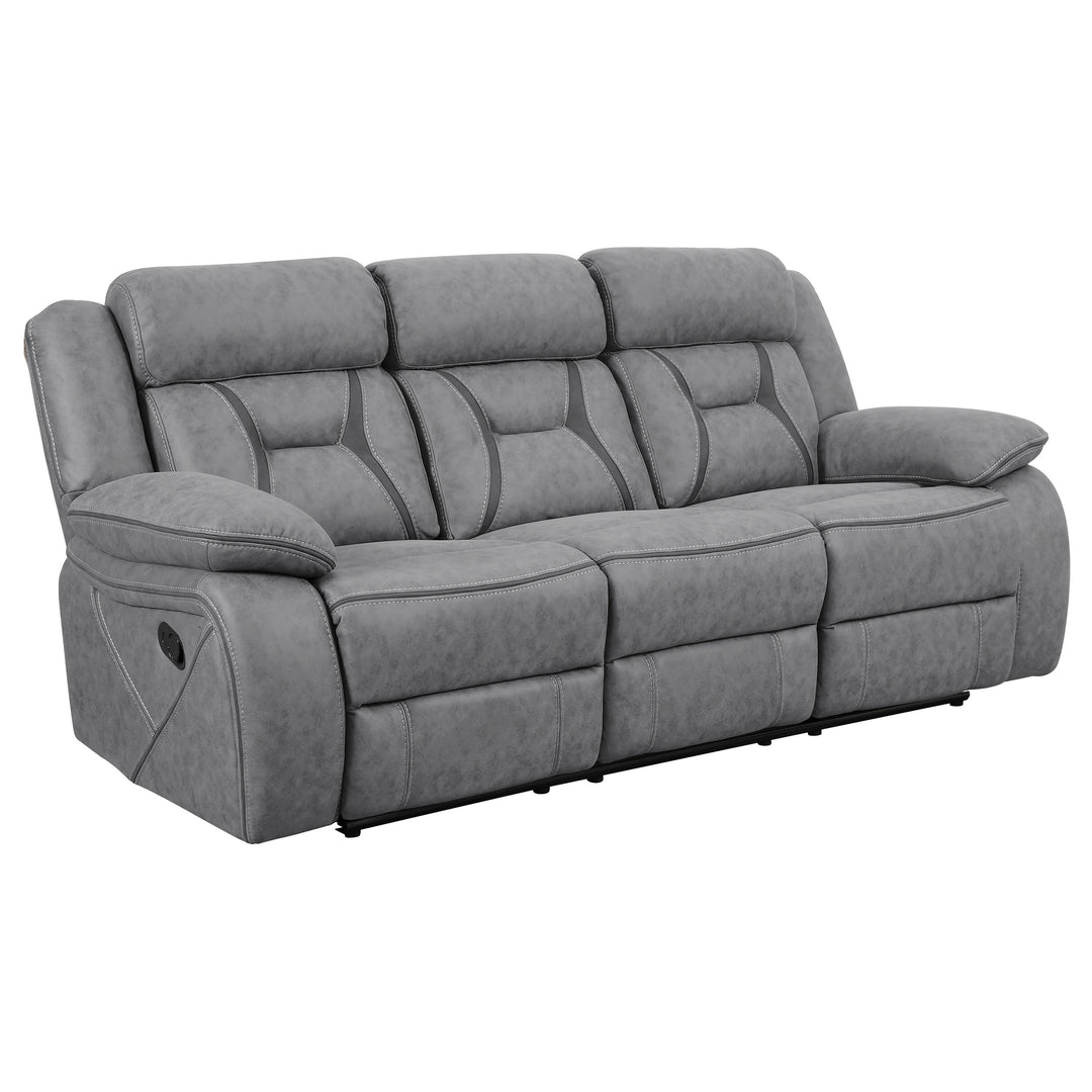 Houston Casual Stone Reclining Two-Piece Living Room Set