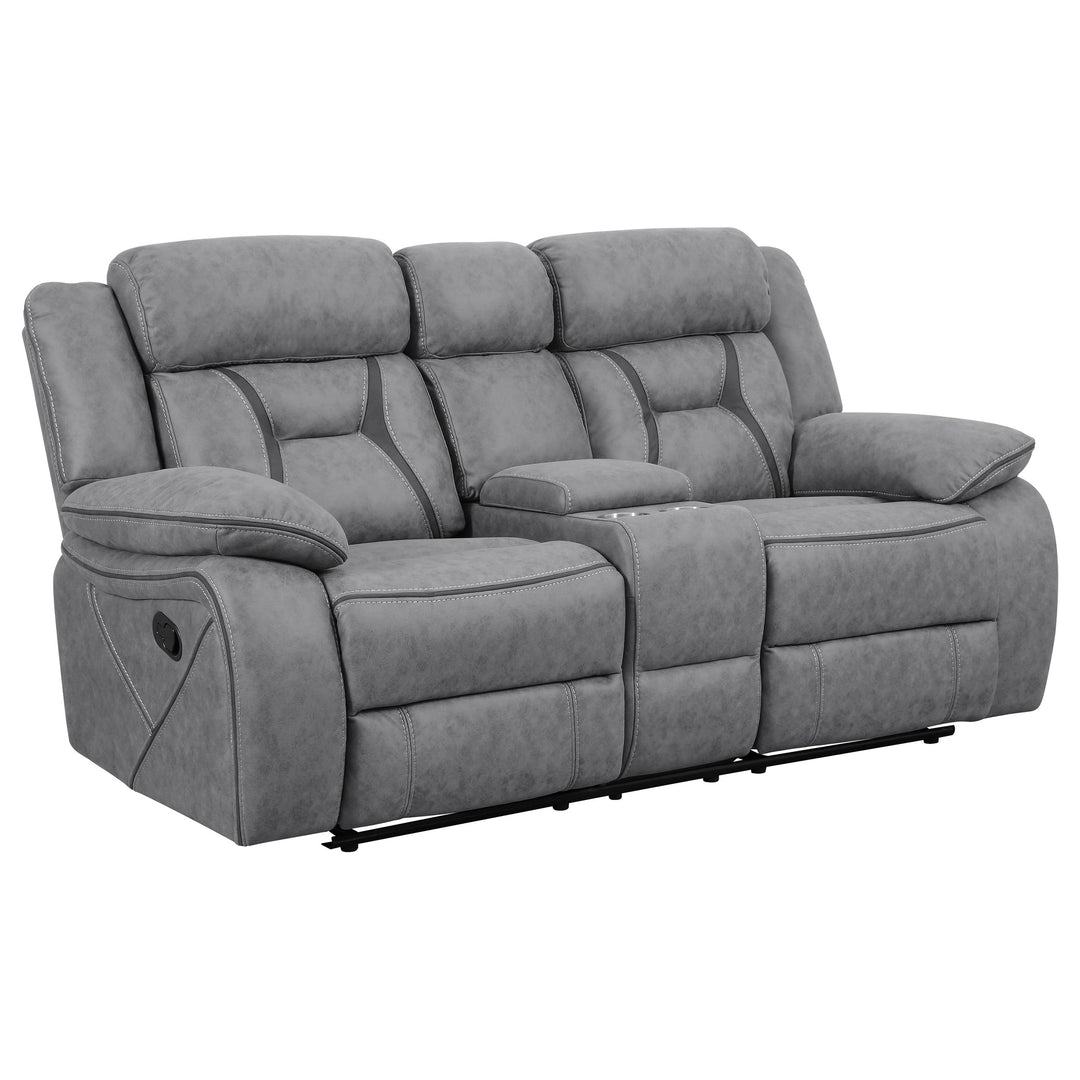 Houston Casual Stone Reclining Two-Piece Living Room Set