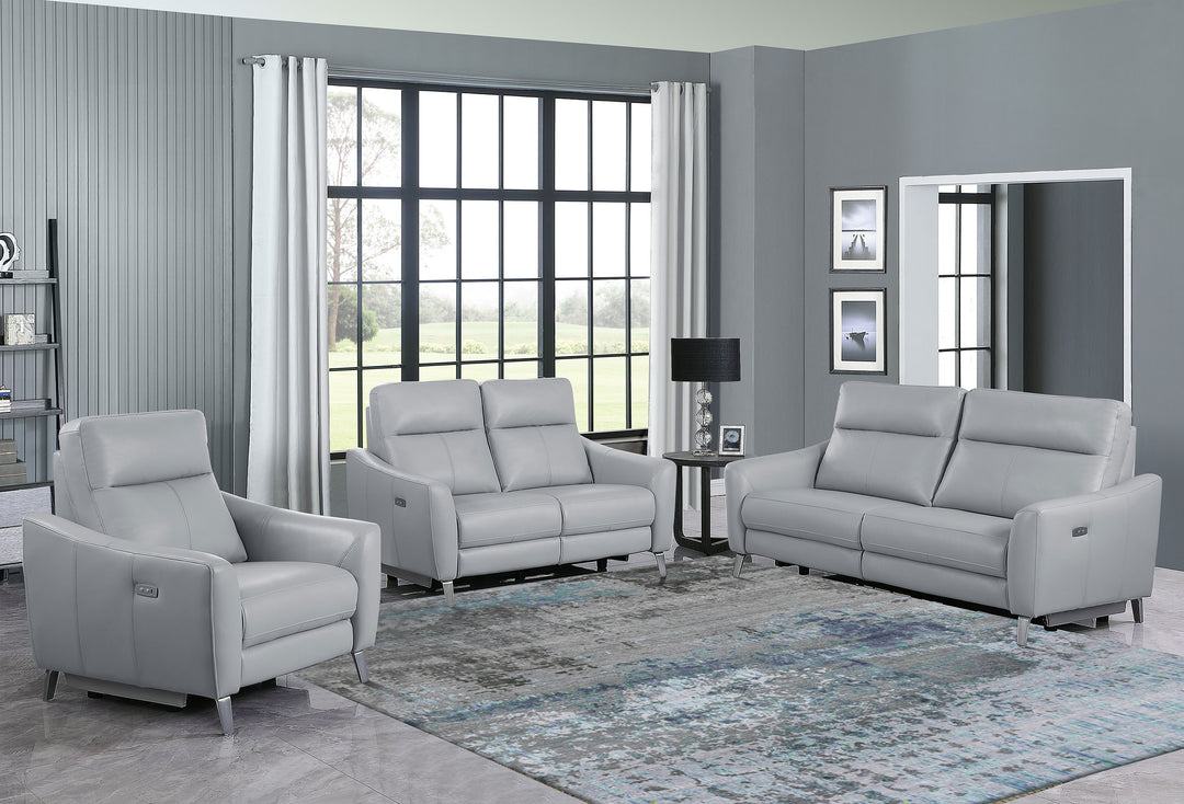 Derek Upholstered Power Living Room Set