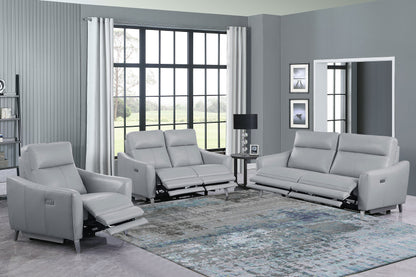 Derek Upholstered Power Living Room Set