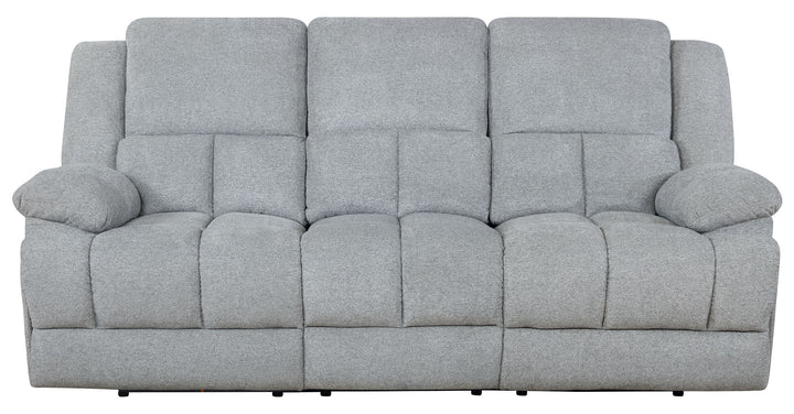 Waterbury Upholstered Power Sofa Grey