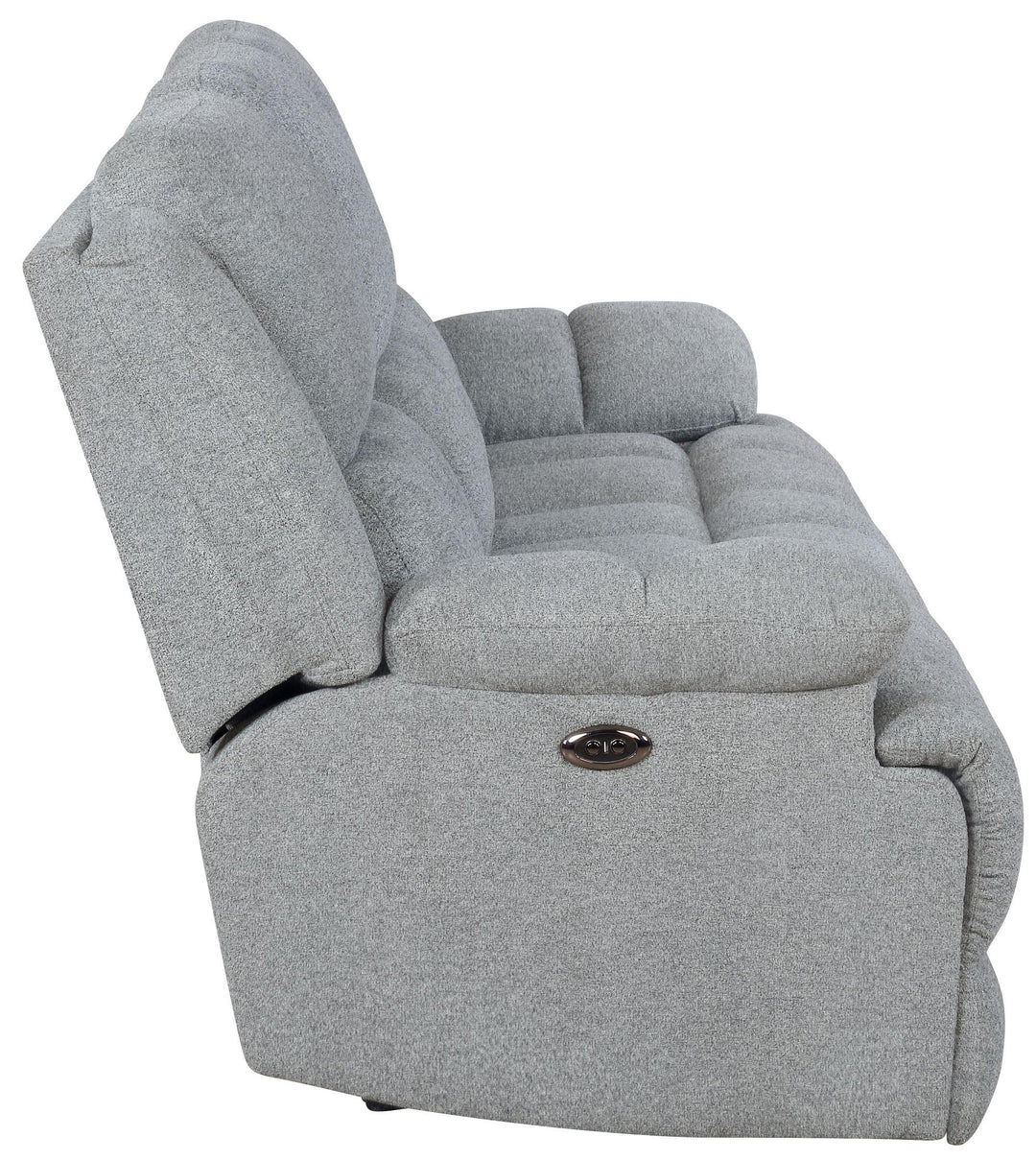 Waterbury Upholstered Power Sofa Grey