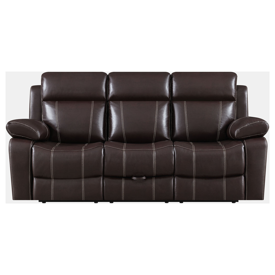 Myleene Motion Sofa with Drop-down Table Chestnut