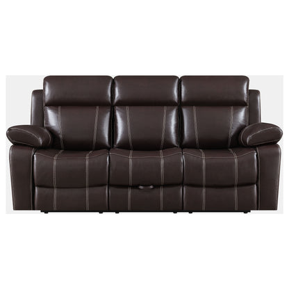 Myleene Motion Sofa with Drop-down Table Chestnut