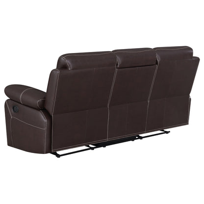 Myleene Motion Sofa with Drop-down Table Chestnut