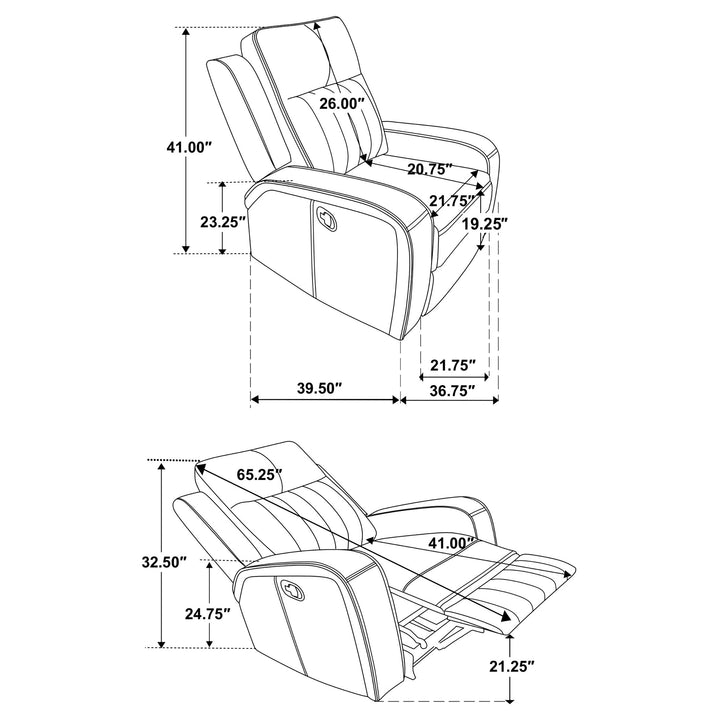 Raelynn 3-piece Upholstered Motion Reclining Sofa Set Grey