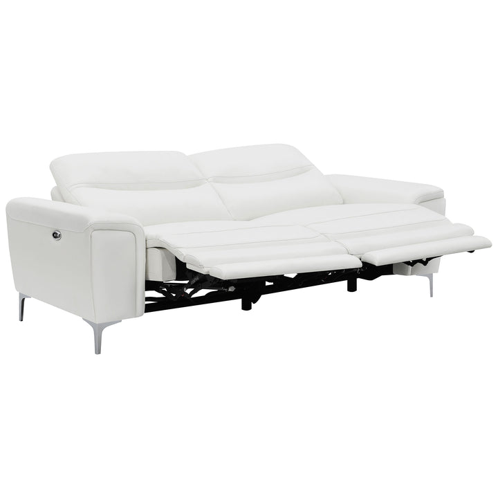 Largo 3-piece Upholstered Power Living Room Set White