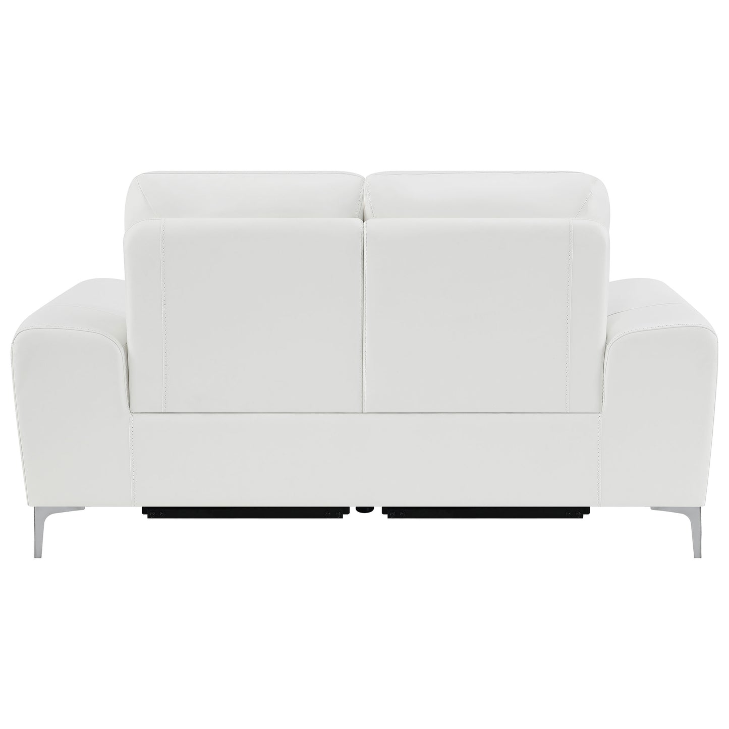 Largo Upholstered Power Loveseat White