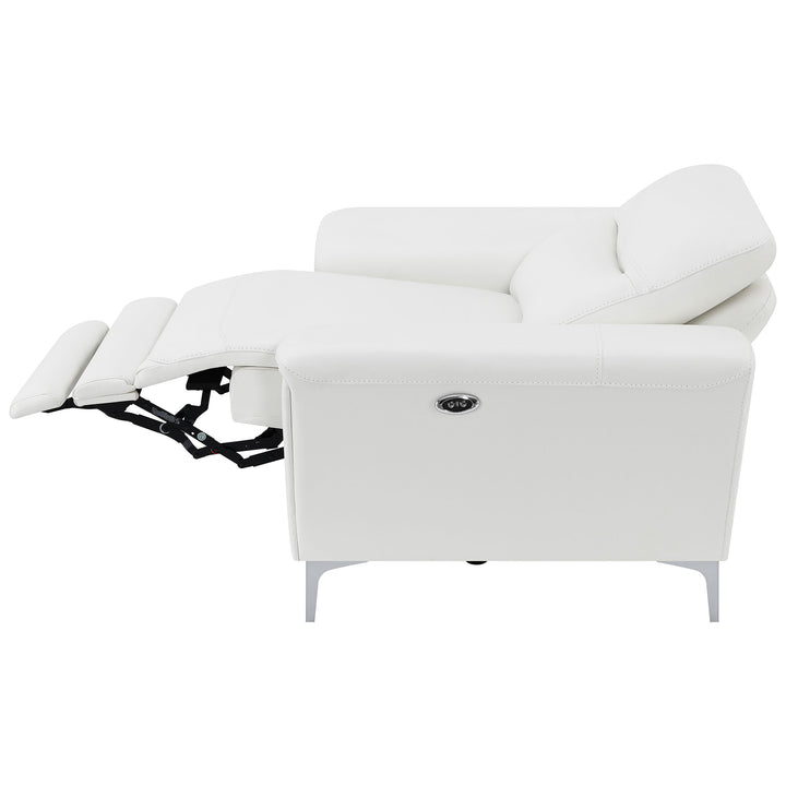 Largo Upholstered Power Recliner White