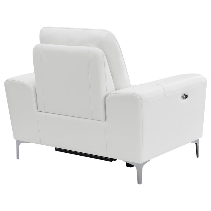 Largo Upholstered Power Recliner White