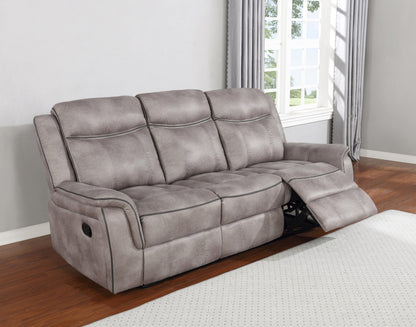 Lawrence Upholstered Tufted Back Motion Sofa