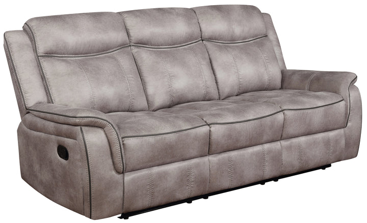 Lawrence Upholstered Tufted Back Motion Sofa