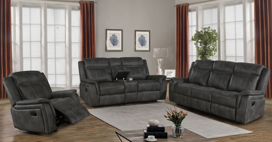 Lawrence Upholstered Tufted Back Motion Sofa