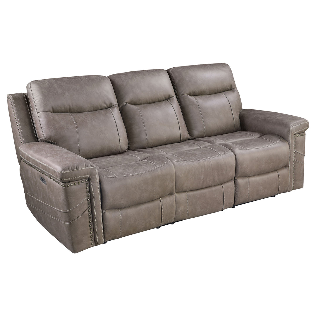 Wixom Cushion Back Power^2 Sofa Taupe