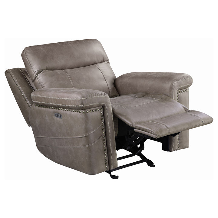 Wixom Power^2 Glider Recliner Taupe