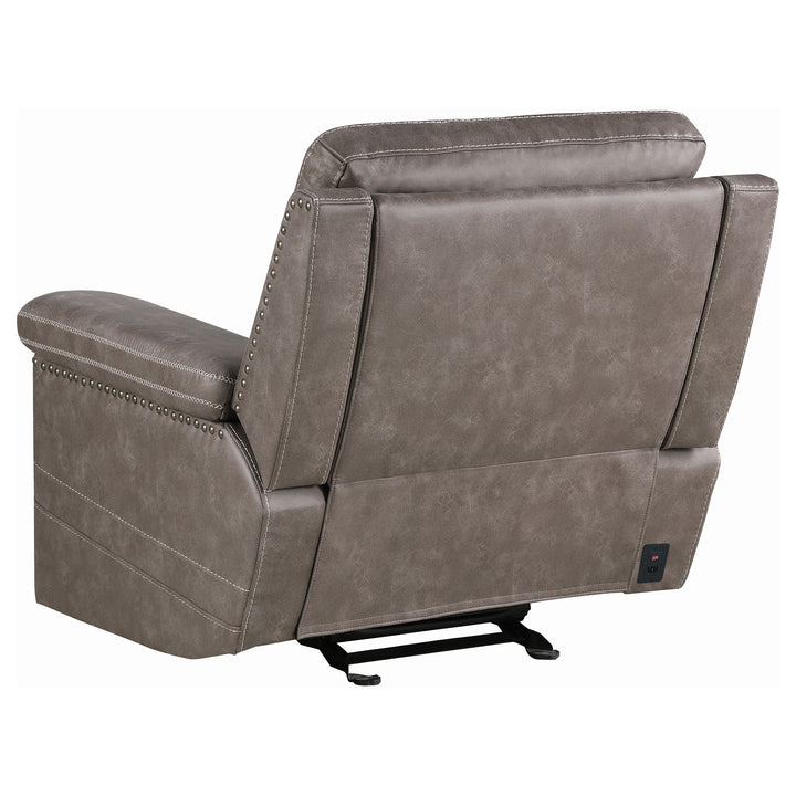 Wixom Power^2 Glider Recliner Taupe