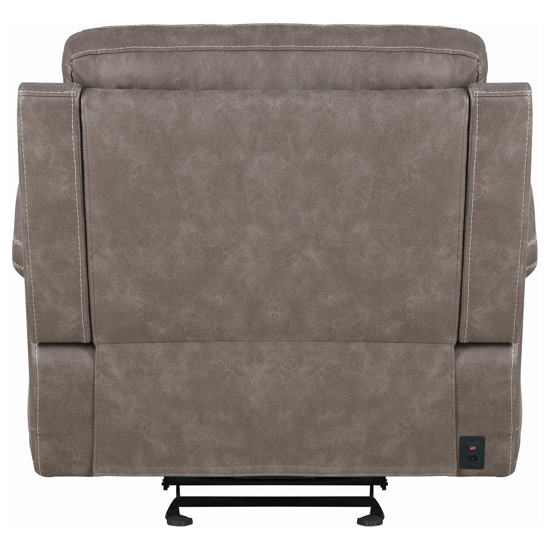 Wixom Power^2 Glider Recliner Taupe