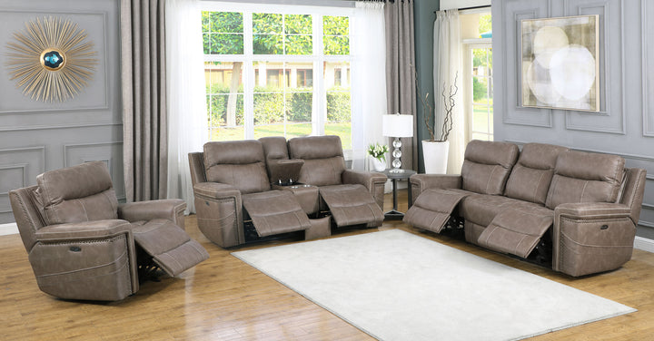 Wixom Power^2 Glider Recliner Taupe