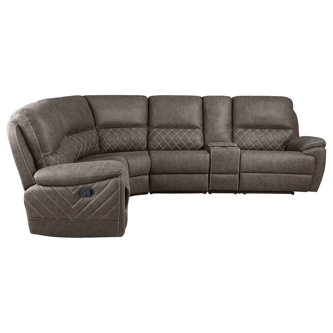 Variel Modular Sectional Armless Chair Brown