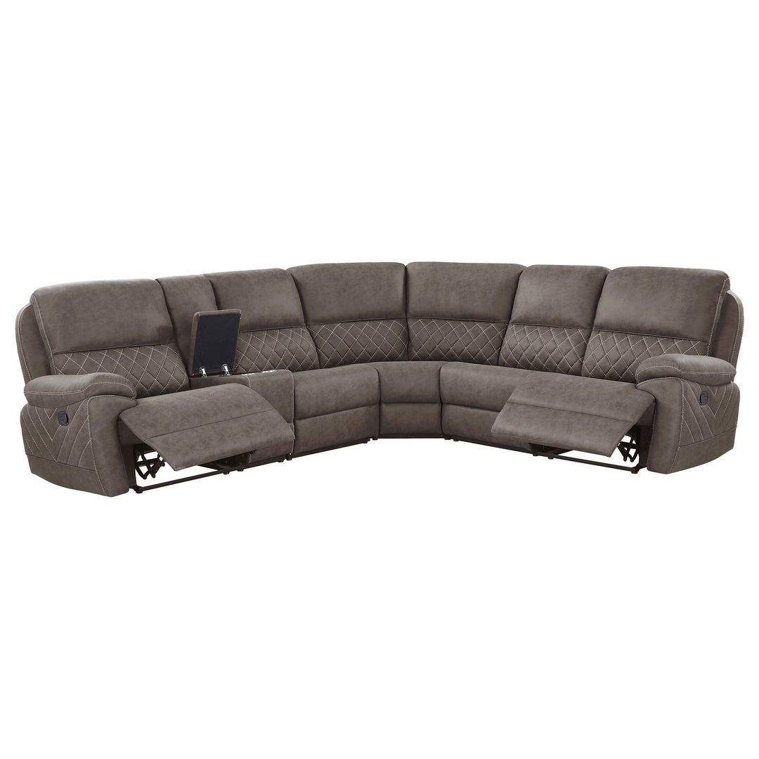 Variel Modular Sectional Armless Chair Brown