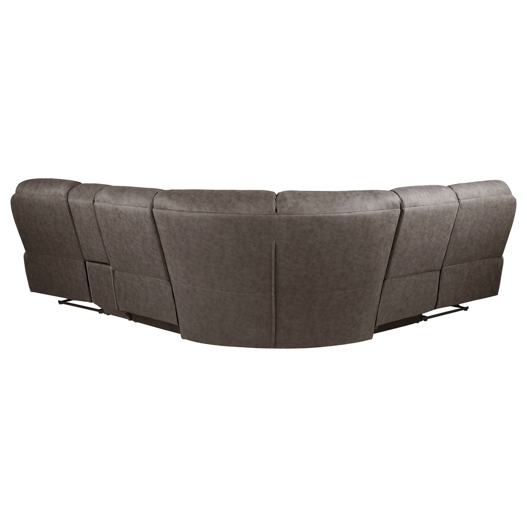 Variel Modular Sectional Console Brown