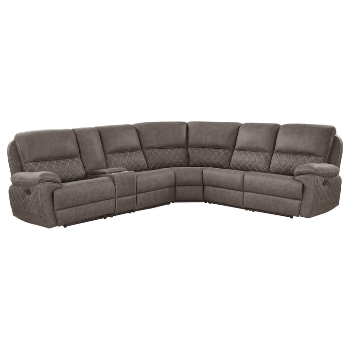 Variel Modular Sectional LAF Recliner Brown