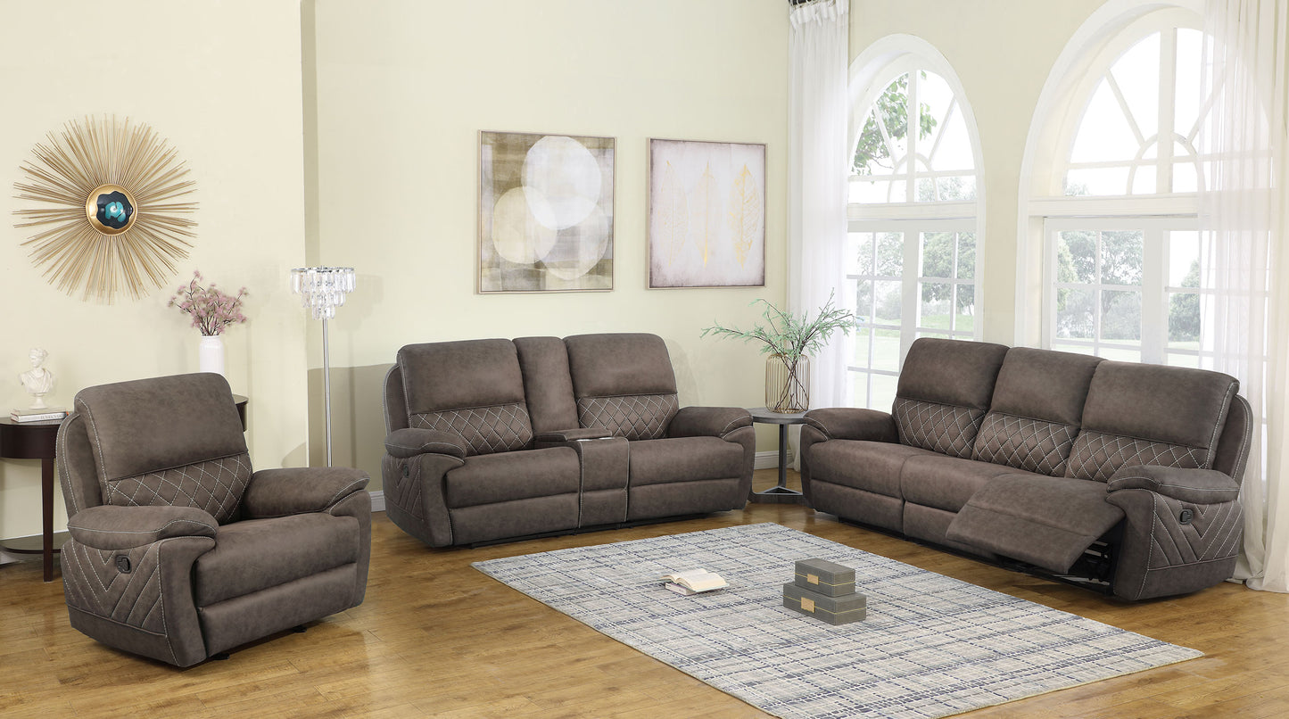 Variel Upholstered Tufted Motion Sofa