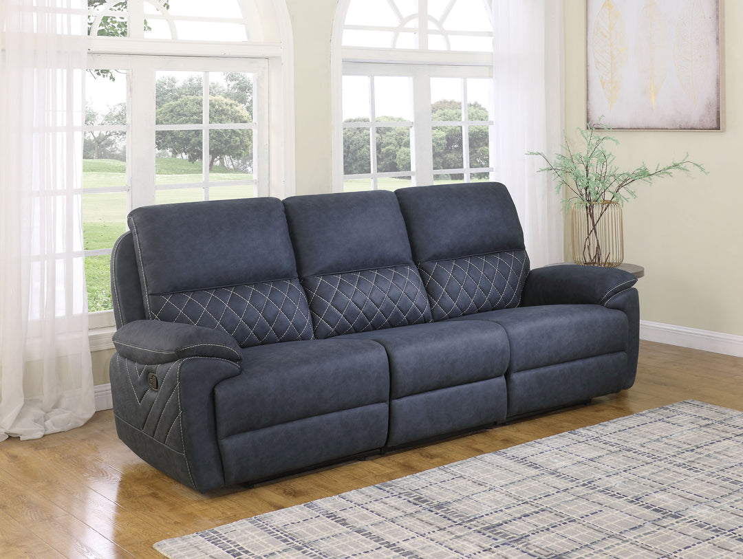 Variel Upholstered Tufted Motion Sofa