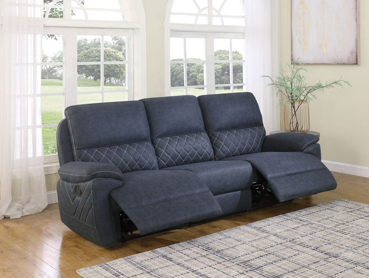 Variel Upholstered Tufted Motion Sofa