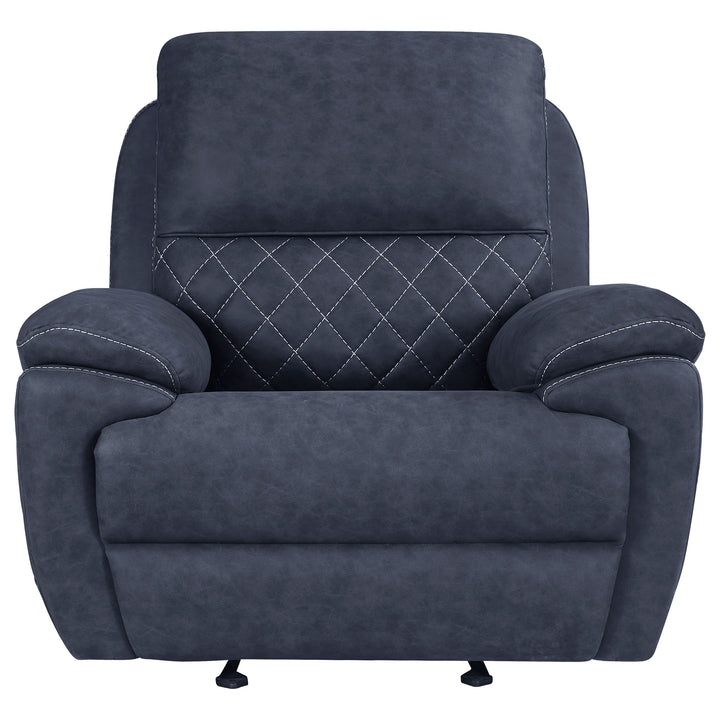 Variel Glider Recliner Blue