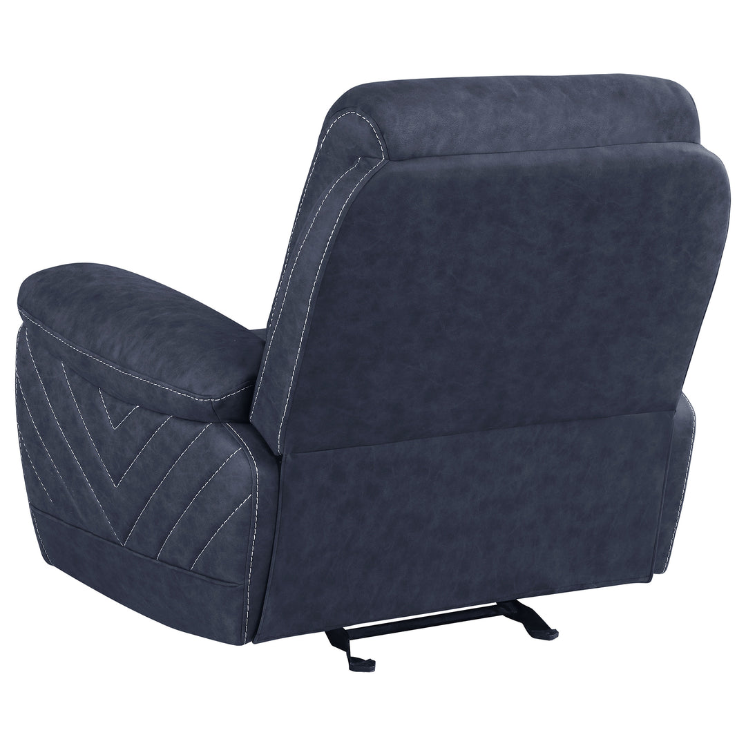 Variel Glider Recliner Blue