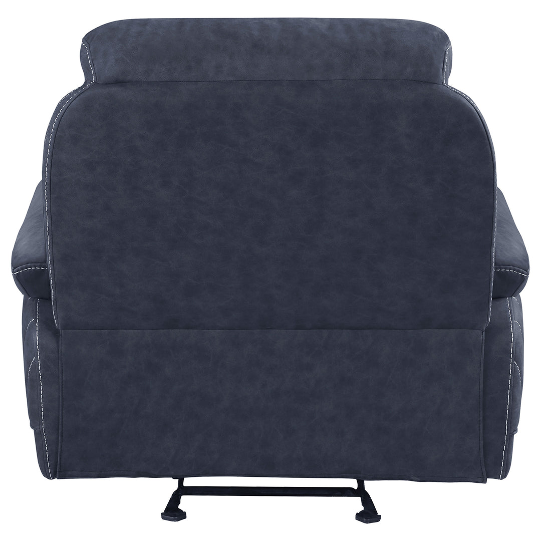 Variel Glider Recliner Blue