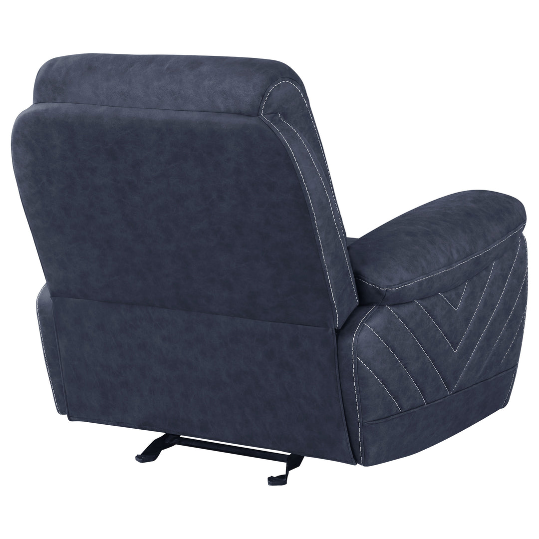 Variel Glider Recliner Blue