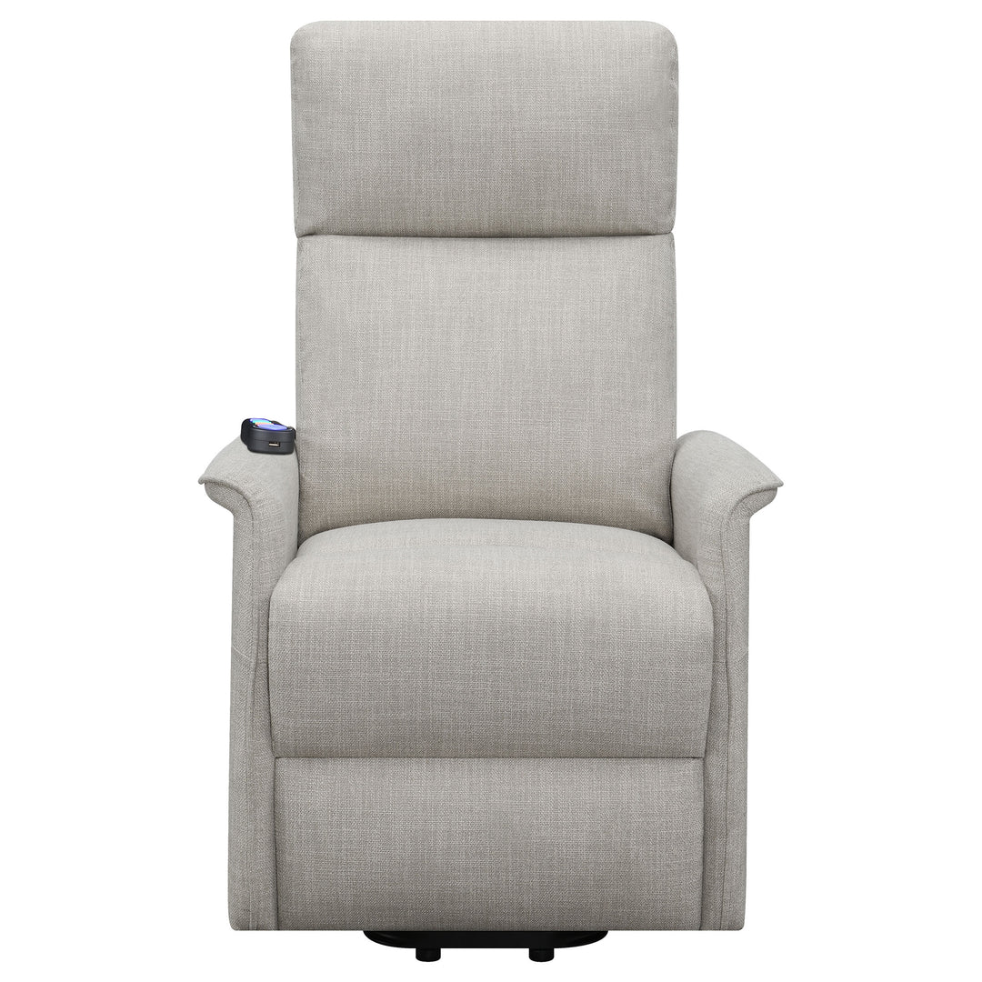 Herrera Power Lift Recliner with Wired Remote Beige