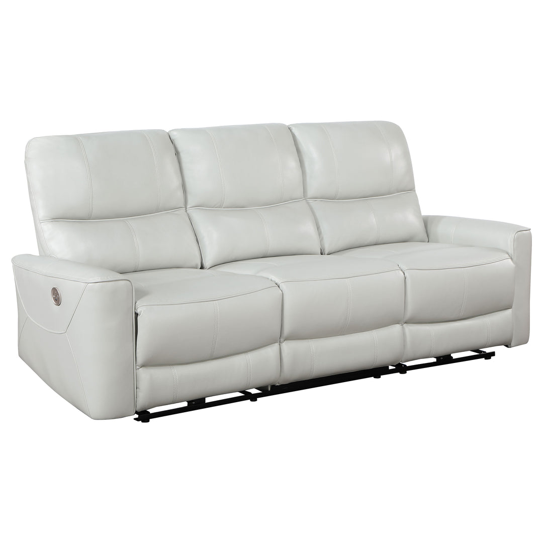 Greenfield Upholstered Power Reclining Sofa Ivory